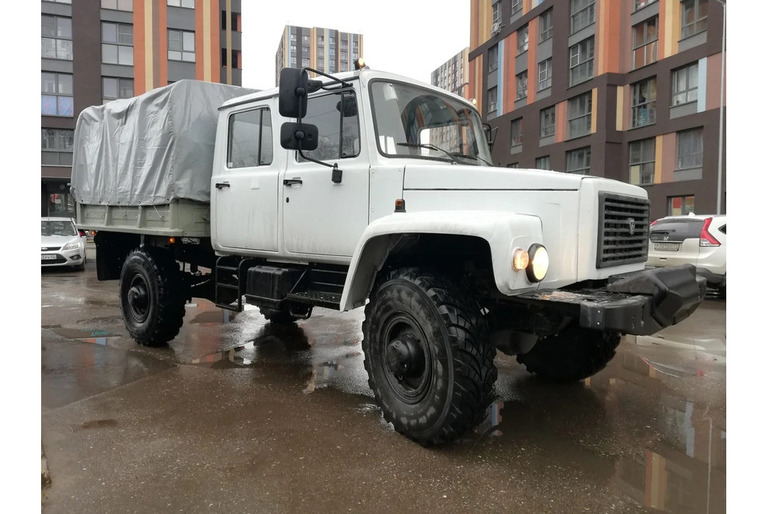 Снегоболотоход  на  шинах низкого  давления ГАЗ 33088,  газ садко, двухрядная кабина