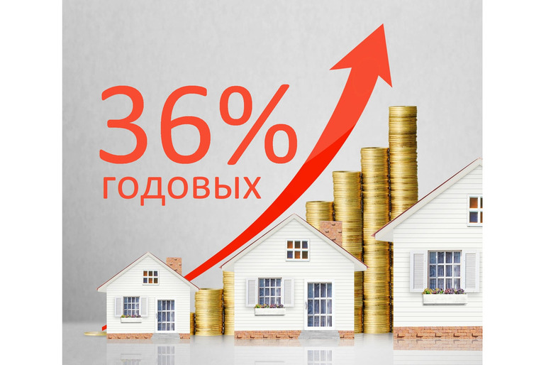Инвестиции в доходную недвижимость 36% годовых